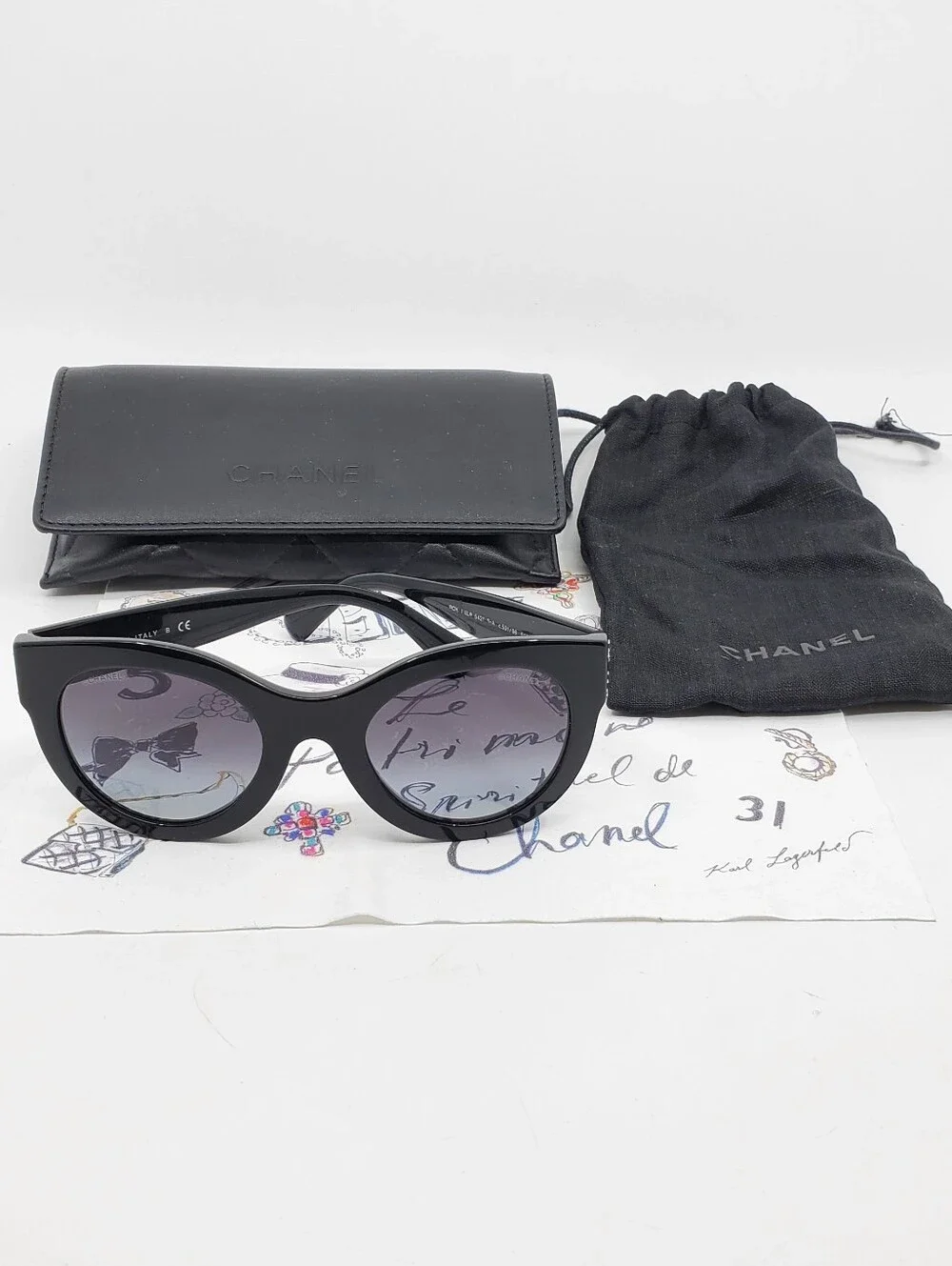Chanel Crystal Sunglasses